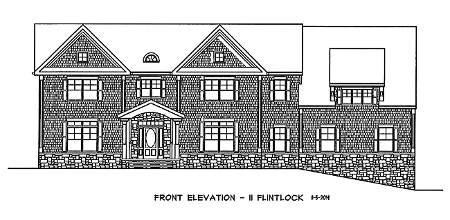 Elevation of 11 Flintlock Road, Montvale, NJ